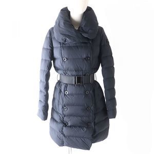 Other TATRAS AGOGNA Down Coat with Belt Black Canvas Outerwear LTA19A4697